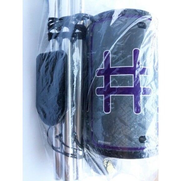 Kansas State Wildcats 33" Wind Chime Silver Metal Plate 6 Tubes NEW - Picture 7 of 7